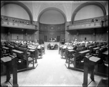 Interiör från Riksdagen på Helgeandsholmen