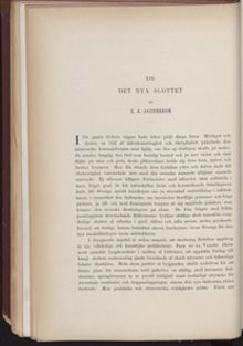 Det nya slottet / E. A. Jacobsson