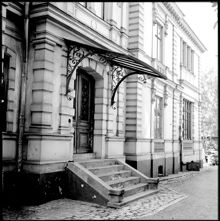 Brahegatan 47-49. Wallenbergs villa. Norra fasaden