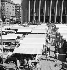 Salustånd på Hötorget år 1951
