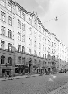Upplandsgatan söderut från nr 76