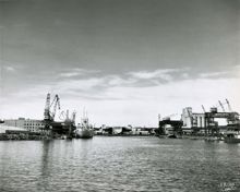Hamnstyrelsen: Bassängen sedd från sjösidan