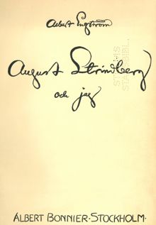 August Strindberg och jag / Albert Engström