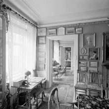Västerlånggatan 55. Interiör från Thyra och Gustav Sjöbergs hem