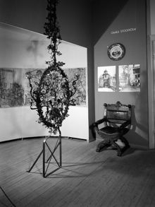 Utställning på Stadsmuseet, som handlar om 1897 års utställning på Djurgården