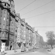 Erik Dahlbergsgatan norrut från nr 1