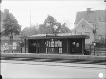 Klövervägen, hållplats för spårvagnar