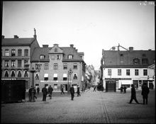 Hötorgets norra sida med Holländargatan