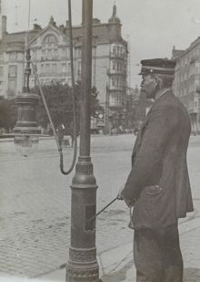 Norra Bantorget. Gaslykta 