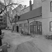 Drottninggatan 88. Gårdsfasader