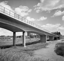 Viadukten över Materialvägen vid Johannelund (nuvarande Bergslagsvägen)