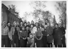 Manilla: Gruppfoto vid Manillaskolan