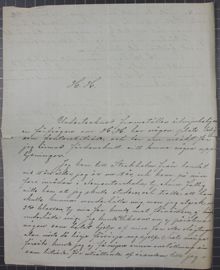 Carl Wallenström, 18, söker jobb som kontorsbiträde - brev till Dr Nyström 1884