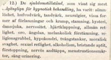 Hypnotismen sammanfattad i tolv punkter - Dr Nyströms föreläsningsanteckningar