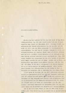 Brev angående "zigenarlägret" vid Skarpnäcks gård 1960