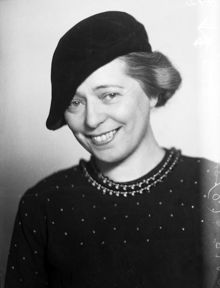 Porträtt av konstnären Elsa Gullberg