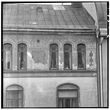 Artillerigatan 48, del av fasaden