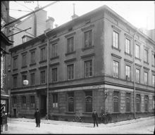 Hörnet av Stora Vattugatan 18 och Klara Västra Kyrkogata 9