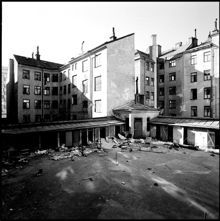 Bondegatan 41, gårdsbild mot väster