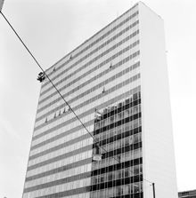 Exteriör av första hötorgshuset