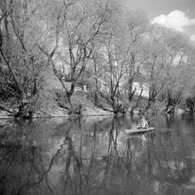 Paddling på Karlbergskanalen