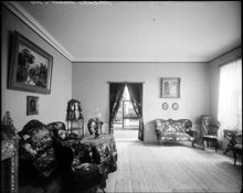 Interiör från utställningslokalen i Nordiska museet