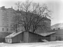 Östgötagatan 63, vedgård och skjul på gården