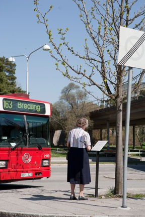 Ulfs Starks skylt vid Tussmötevägen 183.