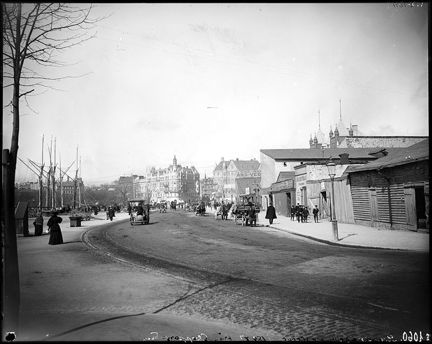 Strandvägen från Skeppargatan västerut