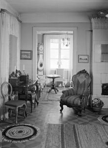 Lilla Hornsberg. Interiör från familjen Bedingers hem