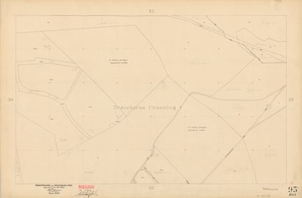 Bladet är ritat i tusch på papper som numera är gulnat