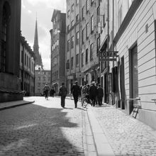 Trångsund söderut mot Stortorget