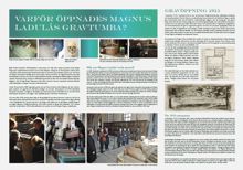 Utställning - Magnus Ladulås grav i Riddarholmskyrkan