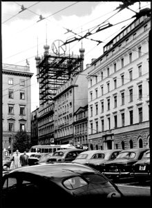 Brunkebergstorg mot norr. Telefontornet