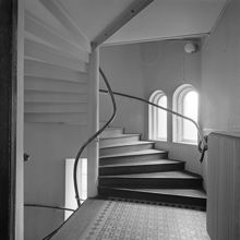 Brännkyrkagatan 31 - Blecktornsgränd 13 B. Ebeneserkyrkan, trapphus. Nuvarande Söderhöjdskyrkan