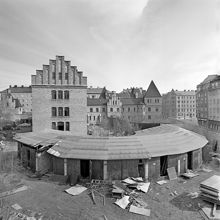 Östermalmsfängelset sett från Karlavägen