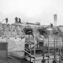 Branden i Grand hotells nybygge, september 1951