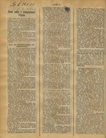Stort möte i emigrationsfrågan, ur Svenska Dagbladet 1907
