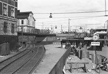 Station Slussen. Ombyggnad till tunnelbana