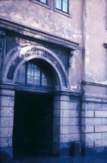 Hamngatan 19. Portalen till Gymnastiska Centralinstitutet