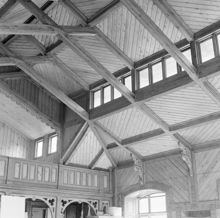 Långholmen. Karlshäll. Musiksalong, interiör