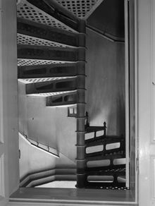 Stenbastugränd 4, spiraltrappa