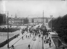 Norrbro mot Gustav Adolfs torg