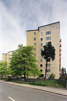 Höghus i Hagsätra