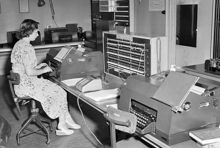 Klara Västra Kyrkogata 3 A. Teleprinter exchange service på Tidningarnas Telegrambyrå (TT)