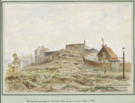 Trähusbebyggelse i Vita Bergen, i dag Vitabergsparken