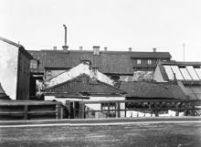 Hornsgatan fick en ny sträckning omkring år 1900. Vy norrut från Hornsgatan 158 mot Brännkyrkagatan 153, tidigare Hornstullsgatan 47. Nuvarande Hornsgatan 154 och Hornsbruksgatan 15