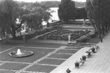 Stadshusträdgården från Stadshuset