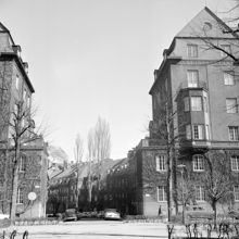 Tysta gatan norrut från Karlavägen