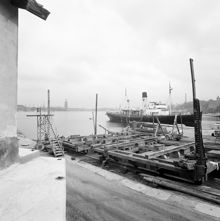 Långholmen. Mälarvarvet. Isbrytaren S:t Erik
